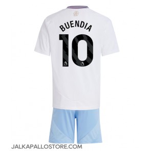 Aston Villa Emiliano Buendia #10 Vieraspaita Lapsille 2024-25 Lyhythihainen (+ shortsit)